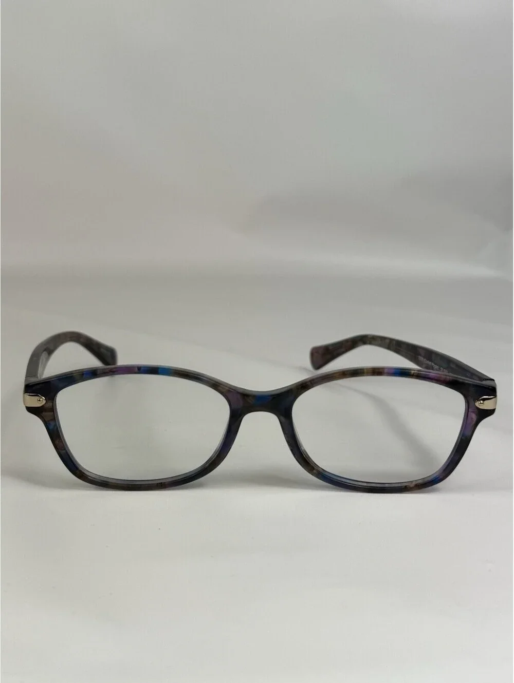 COACH Eyeglasses HC 6065 5291 CONFETTI PURPLE Signature C FRAMES ONLY 51-17-135